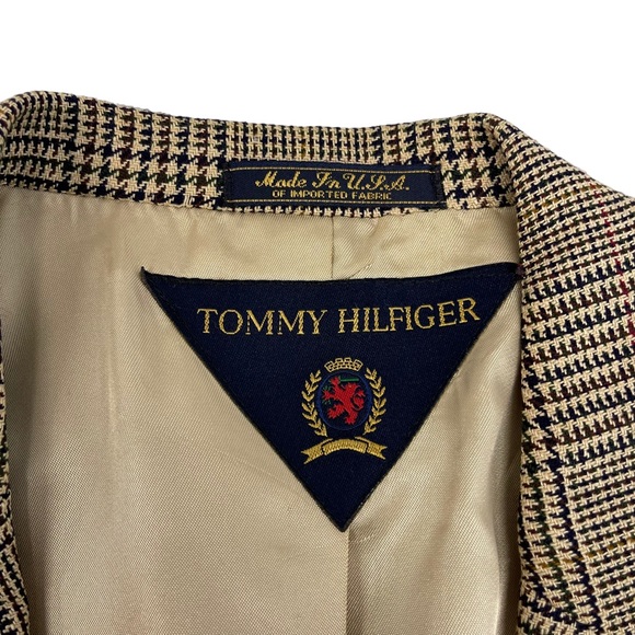 Tommy Hilfiger Men’s Plaid Two Button Blazer Size 40R - Picture 3 of 11